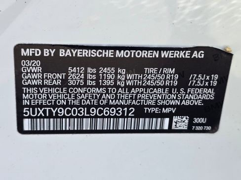Used 2020 BMW X3 M40i w/ Executive Package AWD/4WD image 61