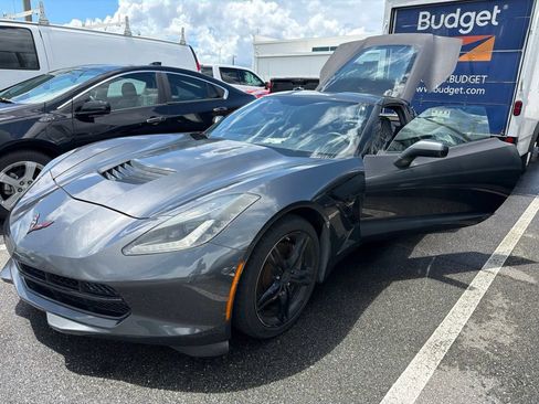Used 2017 Chevrolet Corvette Stingray Coupe w/ Carbon Flash Badge Package RWD image 1