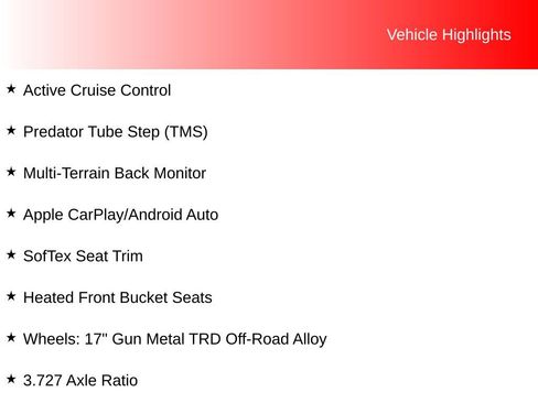 Certified 2024 Toyota 4Runner TRD Off-Road Premium w/ Off Road Premium Plus Package AWD/4WD image 12