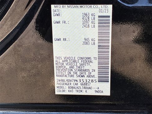 Used 2023 Nissan Altima 2.5 SV w/ SV Premium Package image 30