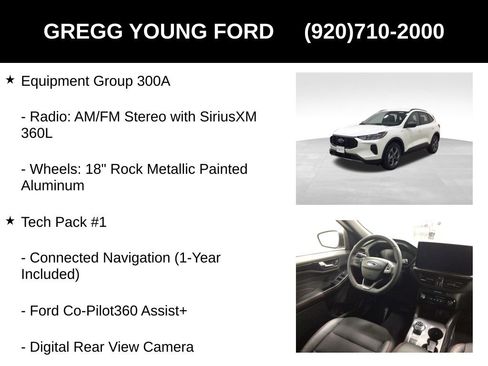 New 2026 Ford Escape ST-Line w/ Tech Pack #1 AWD/4WD image 13