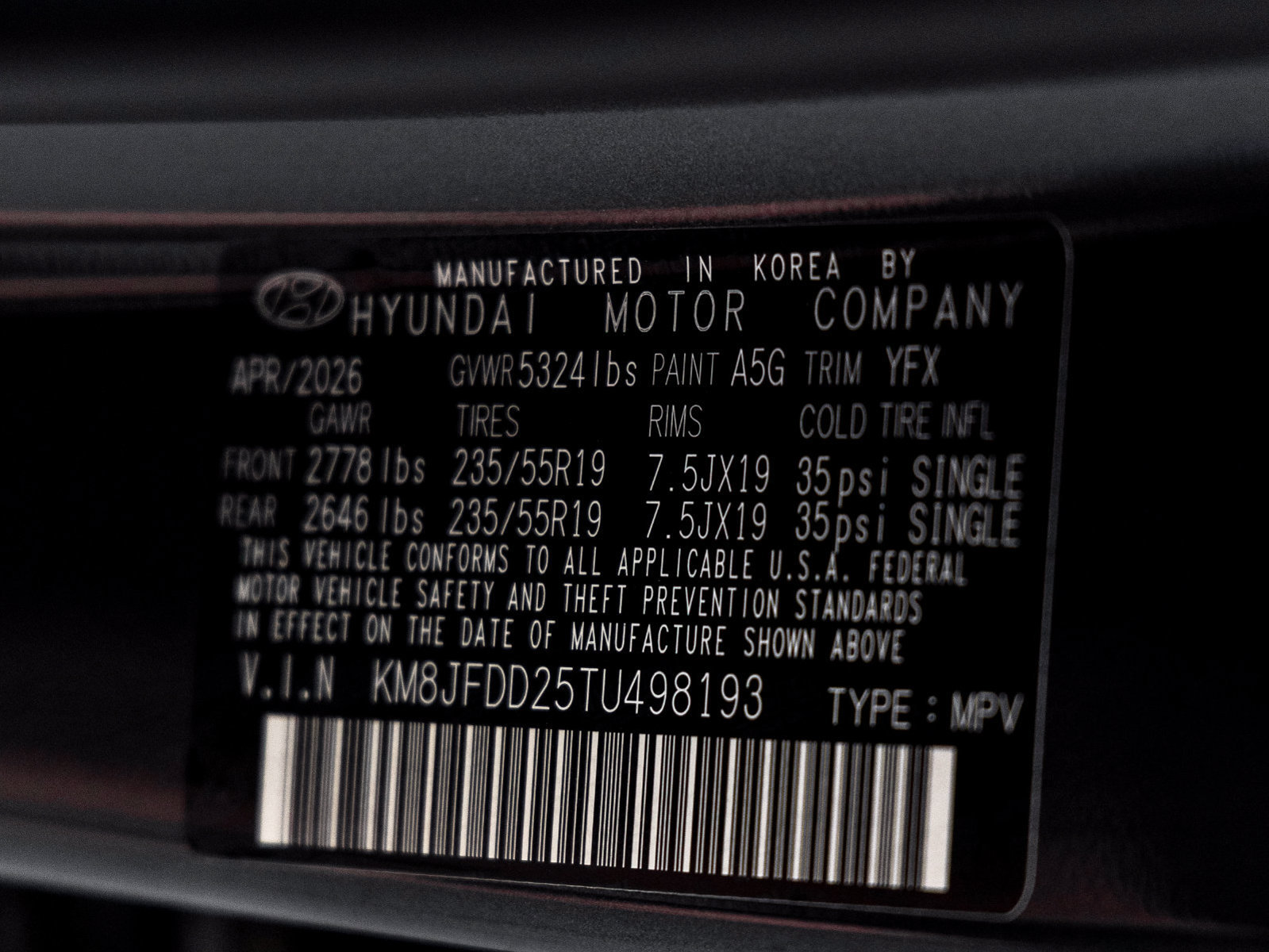 New 2026 Hyundai Tucson Limited AWD/4WD image 31