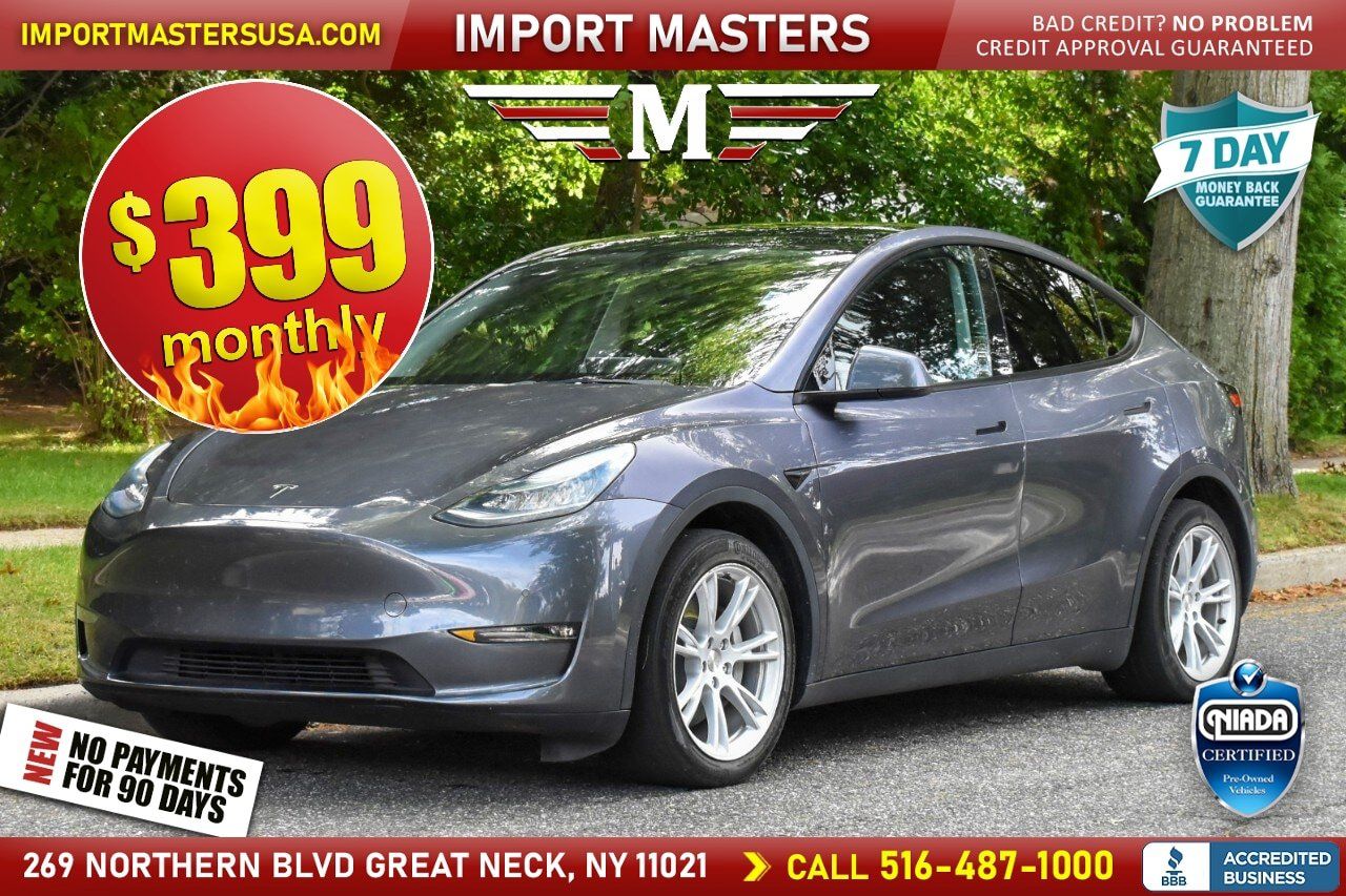 Used 2021 Tesla Model Y Long Range AWD/4WD image 1