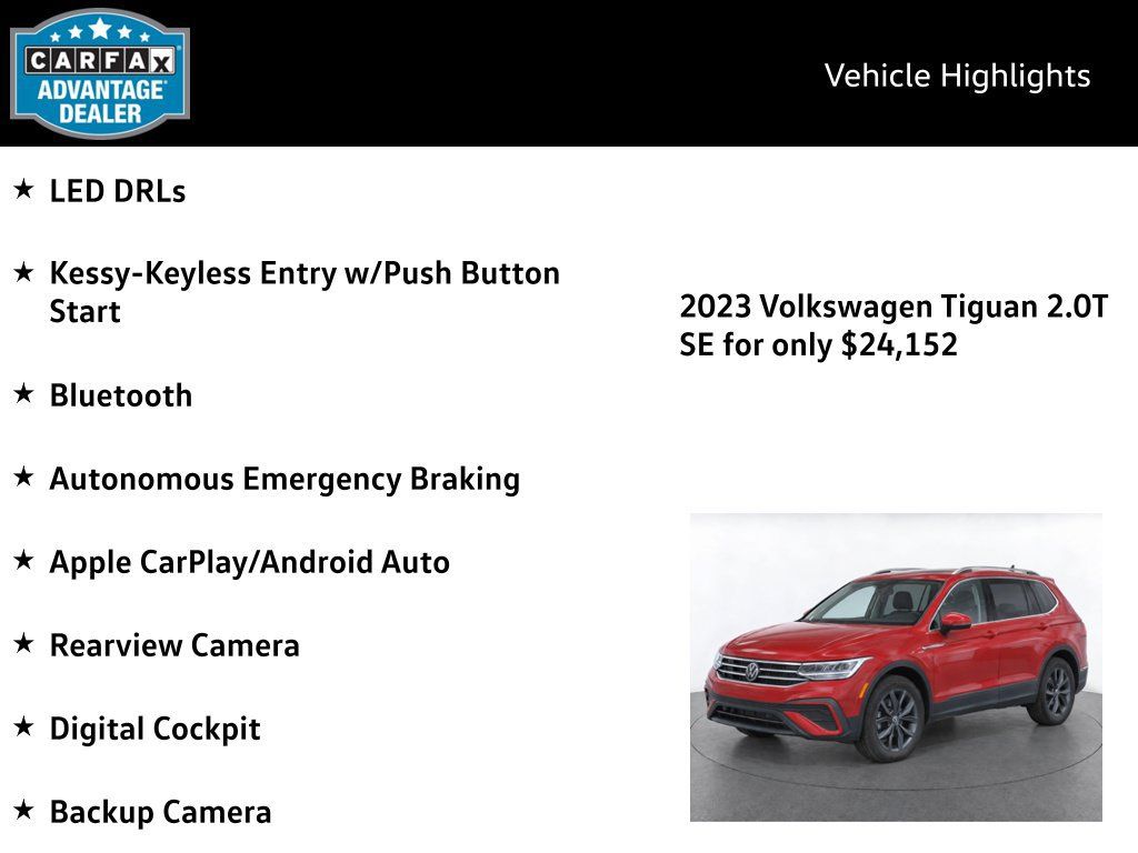 Certified 2023 Volkswagen Tiguan SE AWD/4WD image 4