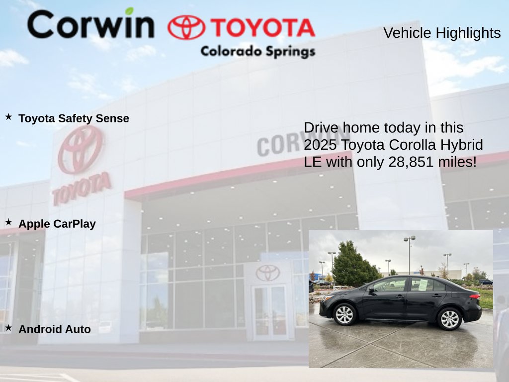 Used 2025 Toyota Corolla LE w/ Carpet Mat Package (TMS) FWD image 6