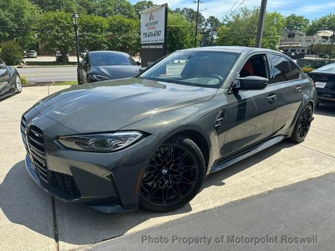 Used 2021 BMW M3 w/ Parking Assistance Package RWD image 4