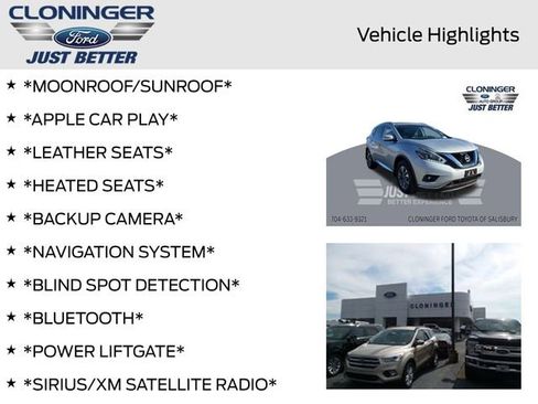 Used 2018 Nissan Murano SL w/ Moonroof Package image 4