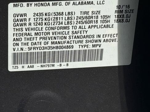 Used 2017 Acura MDX FWD image 28