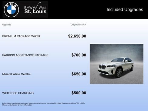 Used 2023 BMW X3 xDrive30i w/ Premium Package w/ZPA image 20