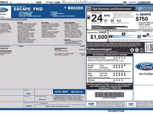 Used 2018 Ford Escape S FWD image 4