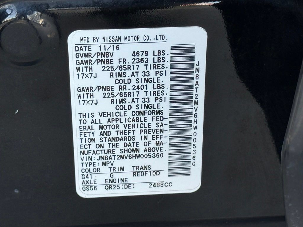 Used 2017 Nissan Rogue S AWD/4WD image 26