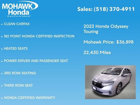 Used 2023 Honda Odyssey Touring image 16