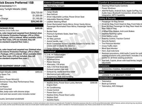 Used 2022 Buick Encore Preferred w/ Safety Package image 11