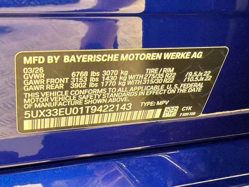 New 2026 BMW X5 M60i w/ Executive Package AWD/4WD image 19