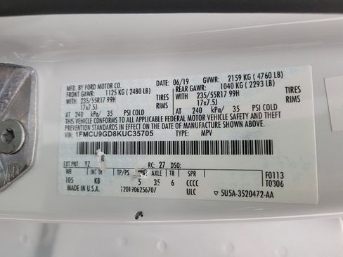 Used 2019 Ford Escape SE AWD/4WD image 33