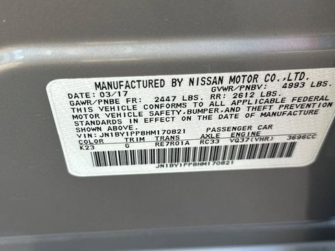 Used 2017 INFINITI Q70 L 3.7 w/ Deluxe Touring Package image 23