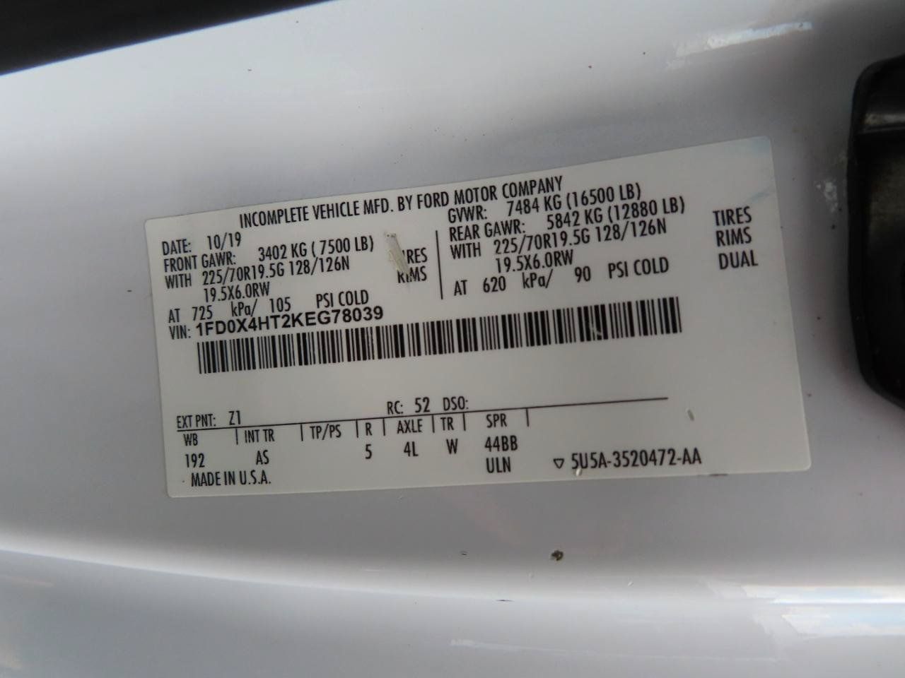 Used 2019 Ford F450 XL w/ XL Value Package AWD/4WD image 18