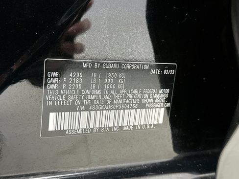 Used 2023 Subaru Impreza 2.0i AWD/4WD image 21