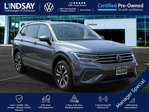 Certified 2022 Volkswagen Tiguan S w/ Driver Assistance Package image 1