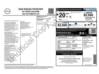 Used 2020 Nissan Frontier SV video 1