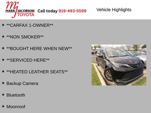 Used 2021 Toyota Sienna XLE image 5