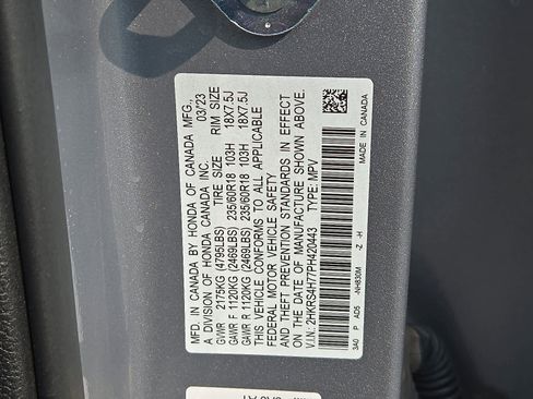 Certified 2023 Honda CR-V EX-L image 29