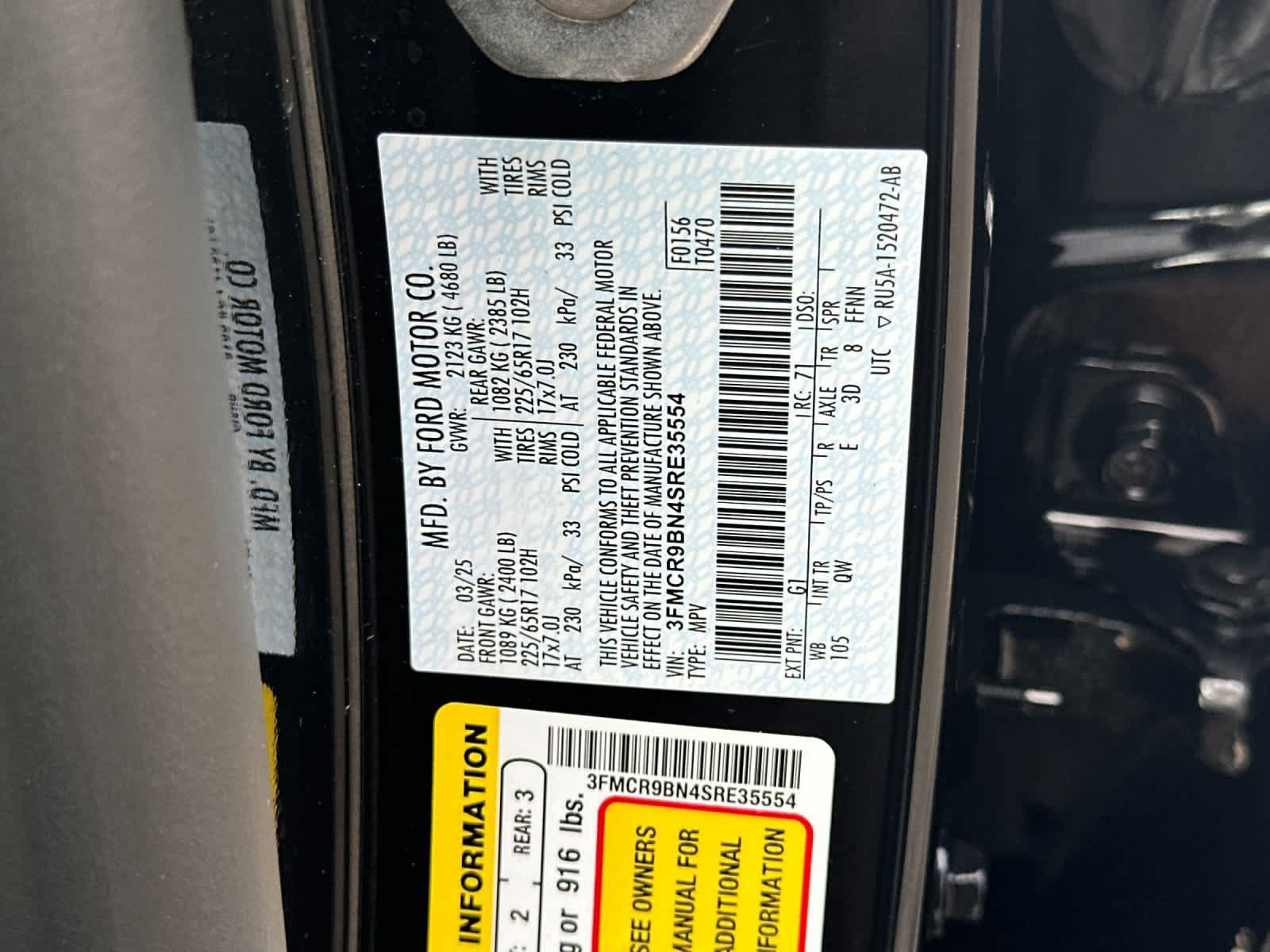 Used 2025 Ford Bronco Sport Big Bend AWD/4WD image 31