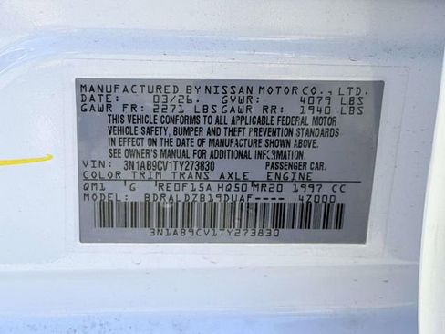 New 2026 Nissan Sentra SV w/ SV Convenience Package FWD image 25
