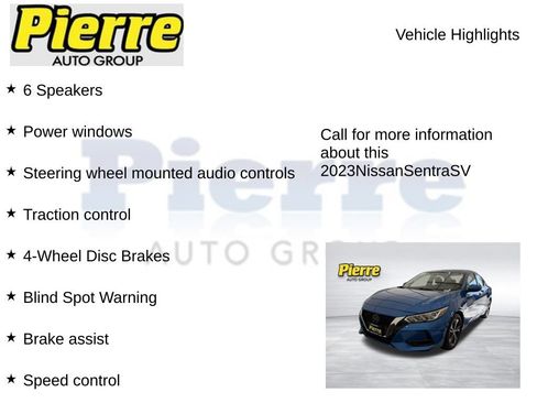 Used 2023 Nissan Sentra SV FWD image 7