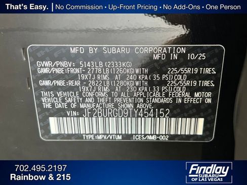 New 2026 Subaru Outback Limited XT image 35