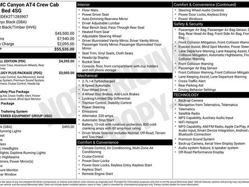 New 2026 GMC Canyon AT4 w/ Nightfall Edition AWD/4WD image 5