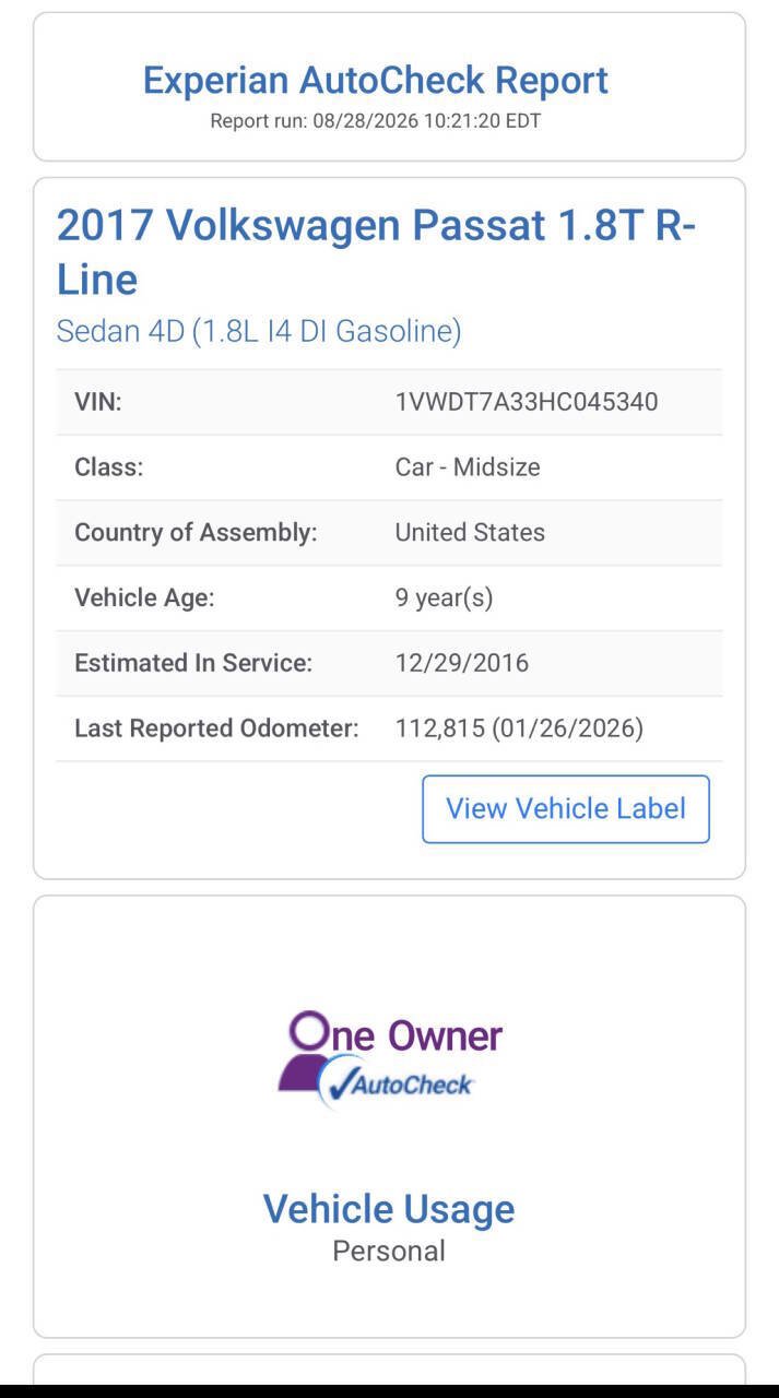 Used 2017 Volkswagen Passat 1.8T R-Line FWD image 24
