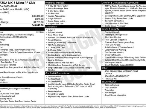New 2025 MAZDA MX-5 Miata RF Club image 22