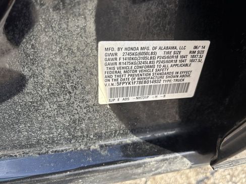 Used 2014 Honda Ridgeline Sport image 33