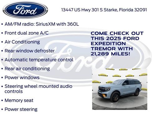 Certified 2025 Ford Expedition Tremor AWD/4WD image 27