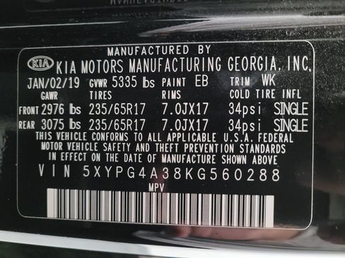 Used 2019 Kia Sorento L image 33