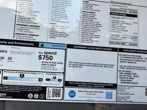 New 2026 GMC Terrain Elevation w/ Technology Package II FWD image 33