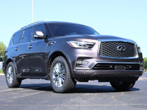Used 2023 INFINITI QX80 Luxe w/ Cargo Package AWD/4WD image 1
