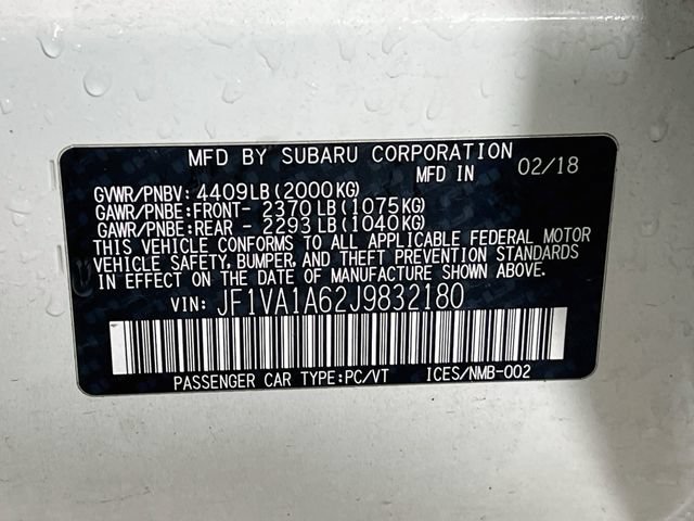 Used 2018 Subaru WRX AWD/4WD image 12