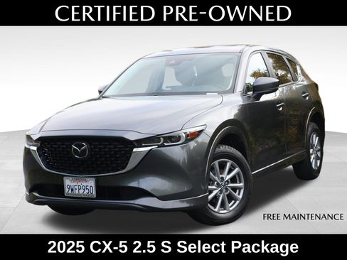 Certified 2025 MAZDA CX-5 AWD 2.5 S w/ Select Package image 1