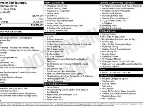 Used 2022 Chrysler 300 Touring L image 3