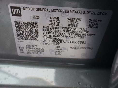 New 2026 Chevrolet Silverado 1500 Custom Trail Boss w/ Dark Appearance Package image 22