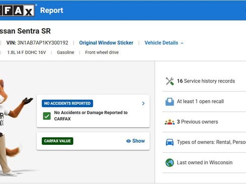 Used 2019 Nissan Sentra SR image 2