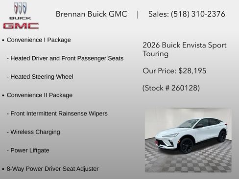 New 2026 Buick Envista Sport Touring w/ Convenience I Package FWD image 12