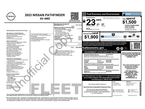 Used 2023 Nissan Pathfinder SV w/ SV Premium Package AWD/4WD image 2
