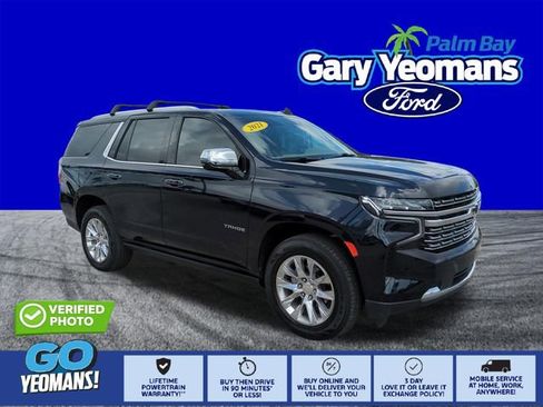 Used 2021 Chevrolet Tahoe Premier w/ Premium Package AWD/4WD image 1
