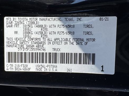 Used 2021 Toyota Tundra SR5 image 43