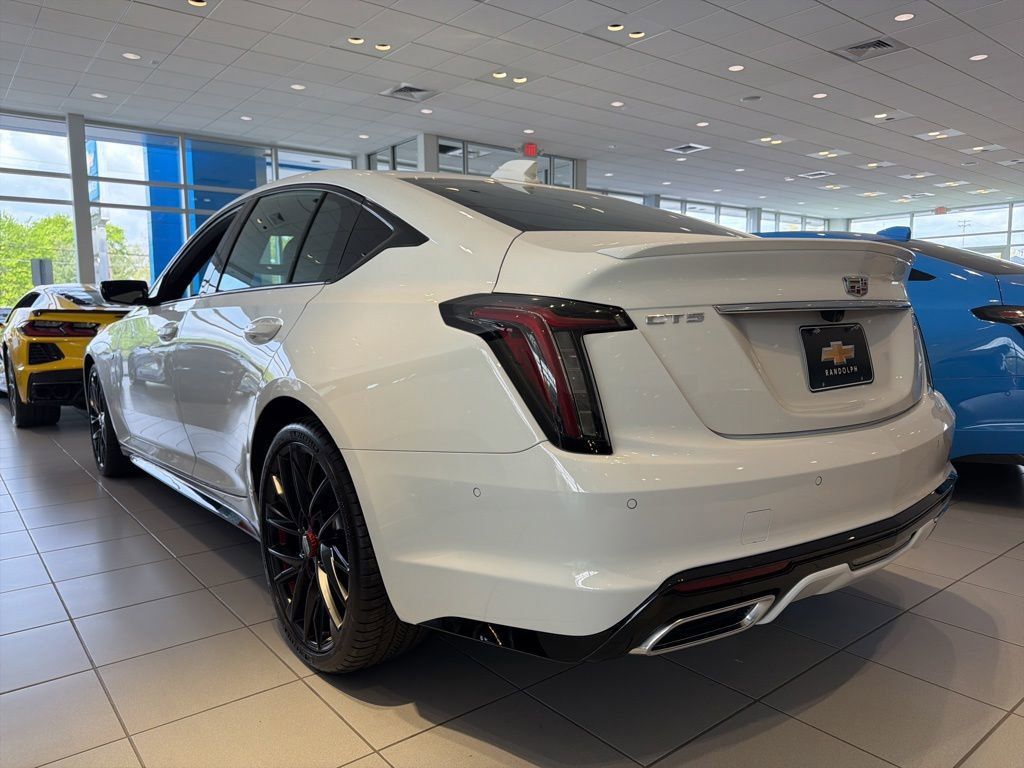 Used 2025 Cadillac CT5 Sport w/ LPO, Red Accent Package RWD image 2