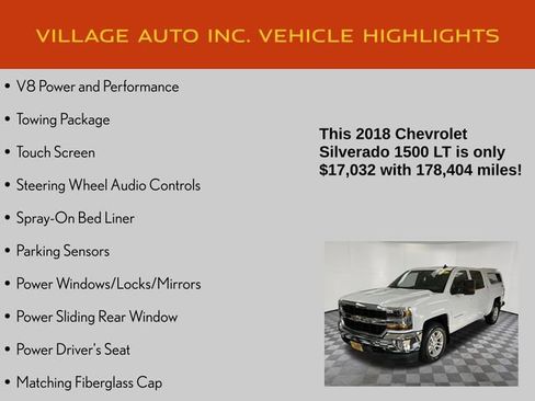 Used 2018 Chevrolet Silverado 1500 LT w/ Max Trailering Package AWD/4WD image 7