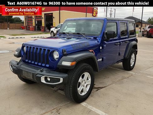 Used 2019 Jeep Wrangler Unlimited Sport S AWD/4WD image 1